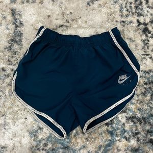 Blue Nike AIR running shorts